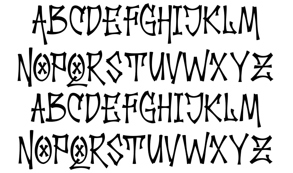 Palesikfont specimens