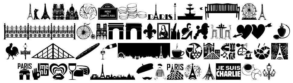 Parisfont specimens