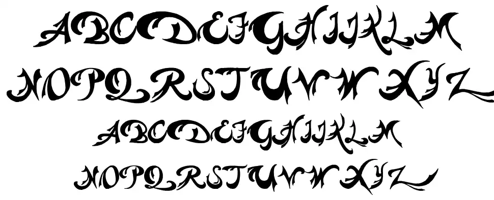 Pauls Weightfont specimens