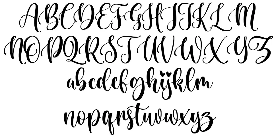 Piglatefont specimens