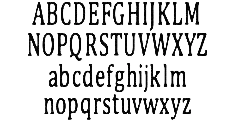 Pink Bunnyfont specimens