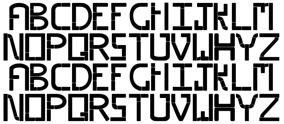 Pipedfont specimens