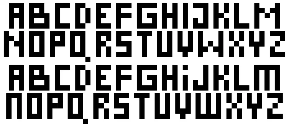 Pixiesfont specimens