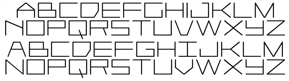 Player 1 Up Boldfont specimens