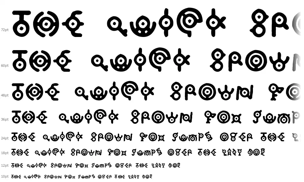 Pokemon Annonfont waterfall