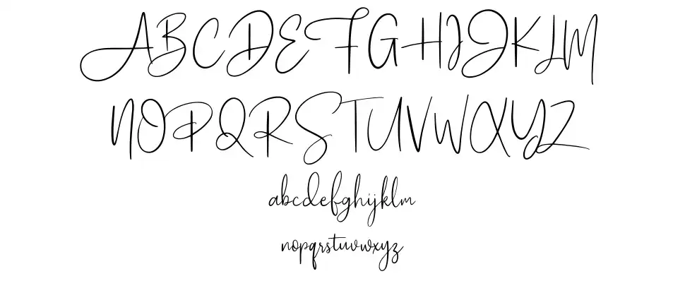 Poliessterfont specimens