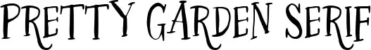 Pretty Garden Serif