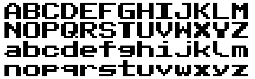Public Pixelfont specimens