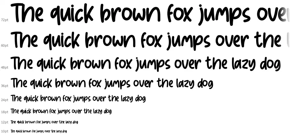 Pumpkin Patchfont waterfall