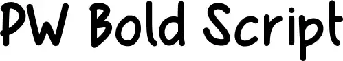 PW Bold Script