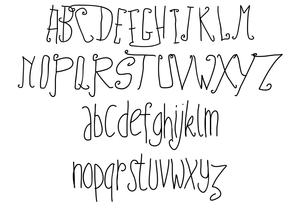 PW Fairy Talesfont specimens