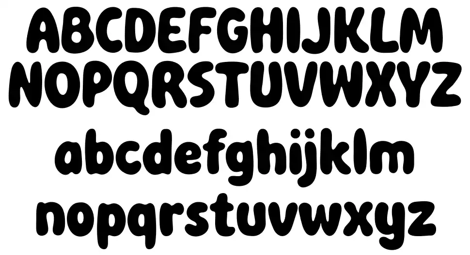 Quatschfont specimens