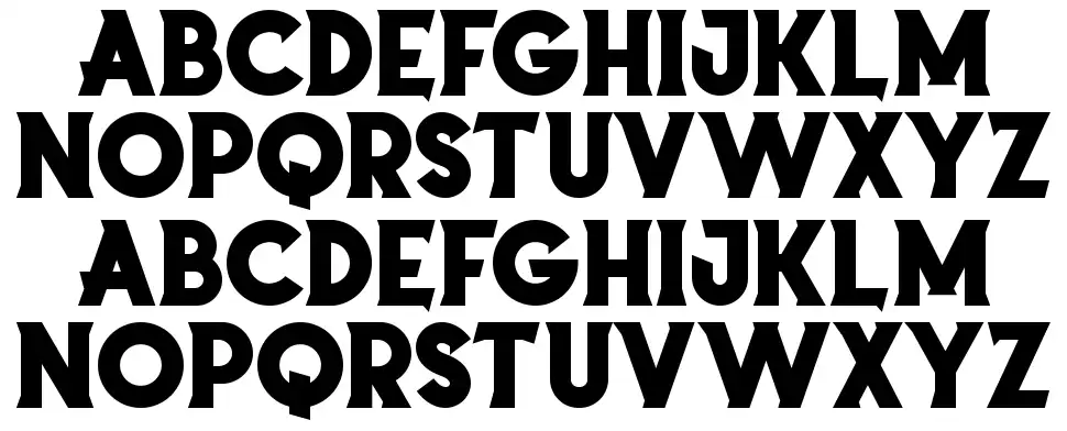 Reactive Anchorfont specimens