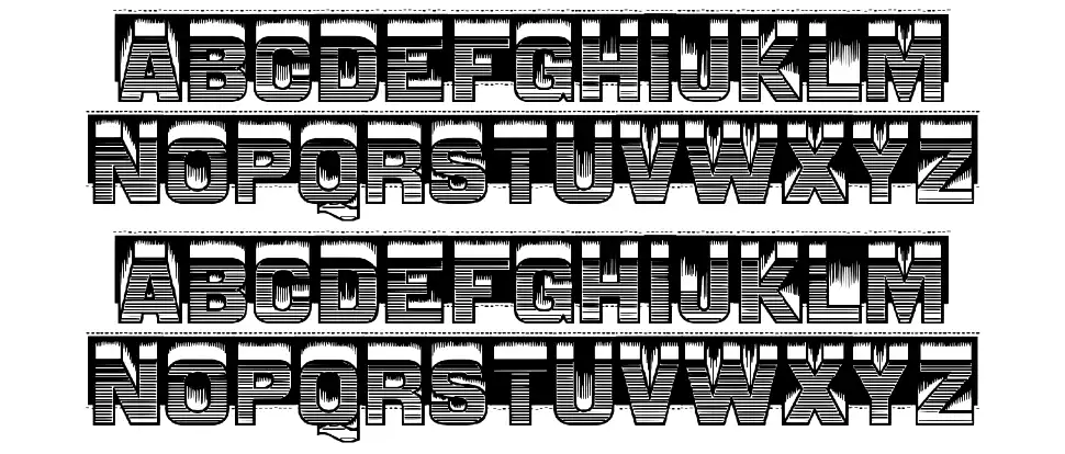 Relievo MS&Jfont specimens