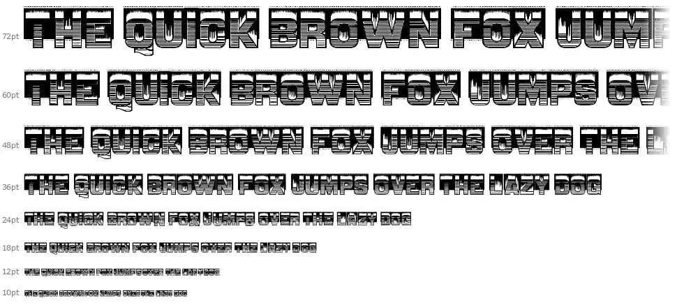 Relievo MS&Jfont waterfall