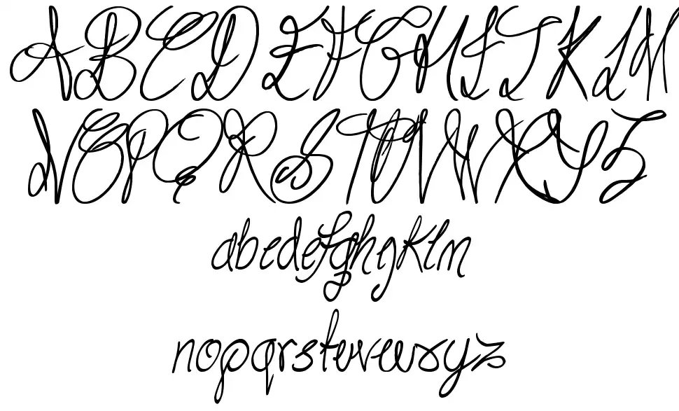 Road Tripfont specimens