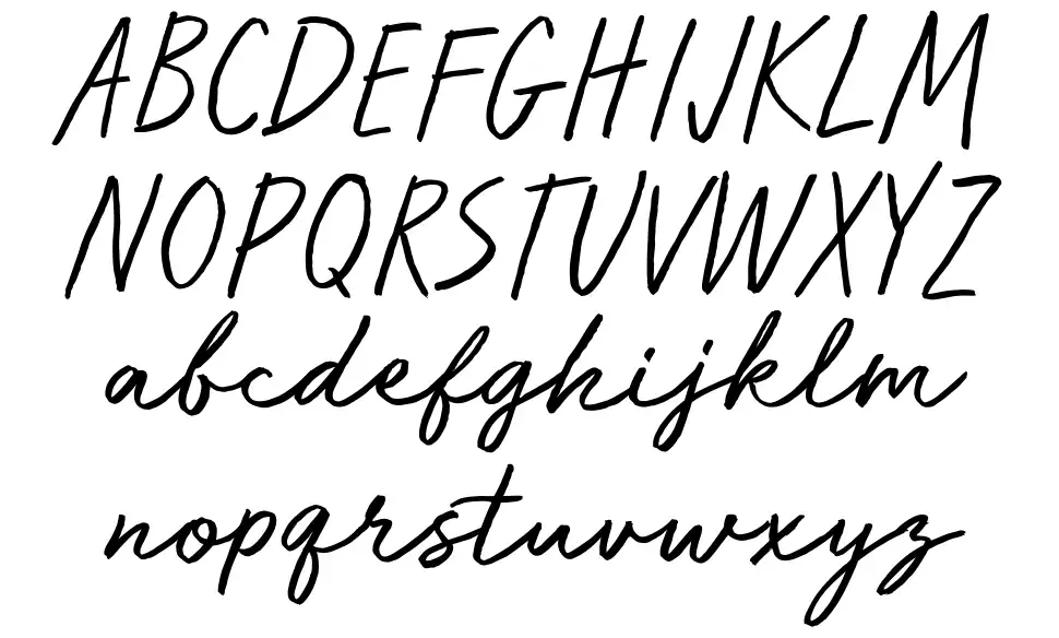 Run Wildfont specimens