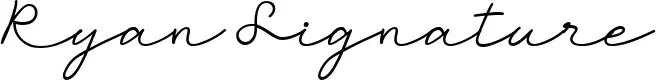 Ryan Signature