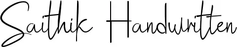 Saithik Handwritten
