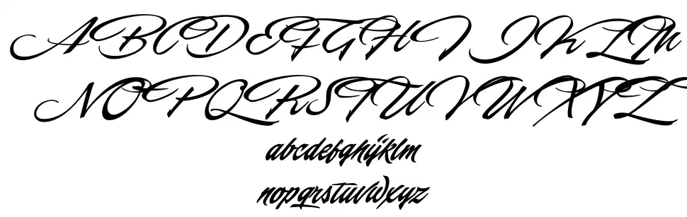 Scandinavia Brushfont specimens