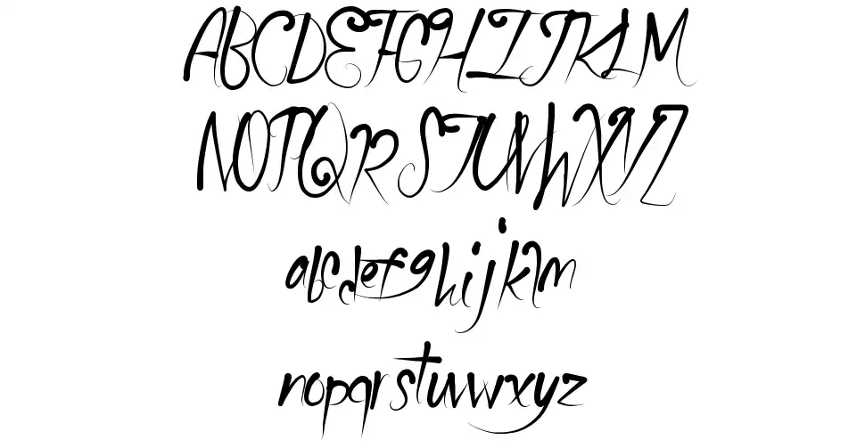 School Partyfont specimens