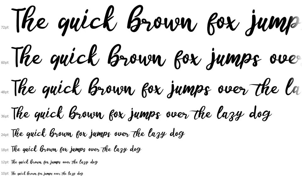 Scrap Bookfont waterfall