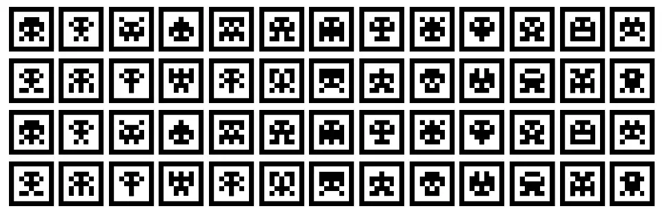 Scumskullzfont specimens