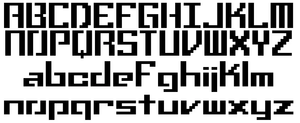 Setbackfont specimens