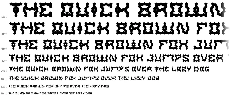 Shake It Offfont waterfall
