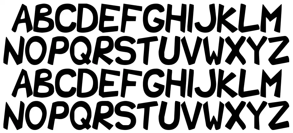 Shark Partyfont specimens