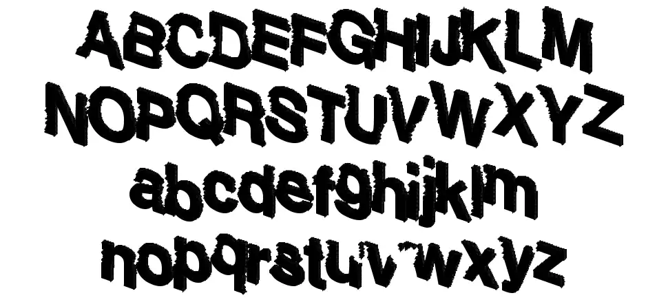 Sharkingfont specimens