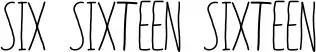 Six Sixteen Sixteen