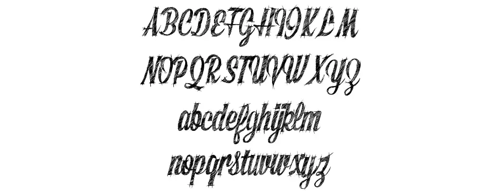 Sketchy Builderfont specimens