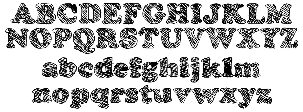Skooperfont specimens