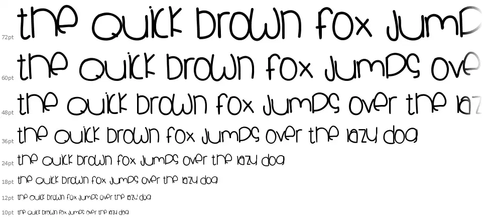 Skyblue Cluesfont waterfall