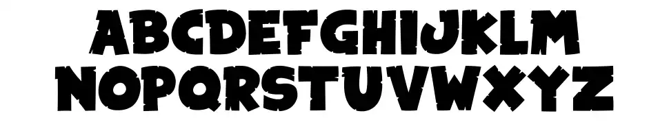 Snake in the Bootfont specimens