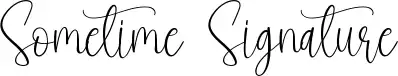 Sometime Signature
