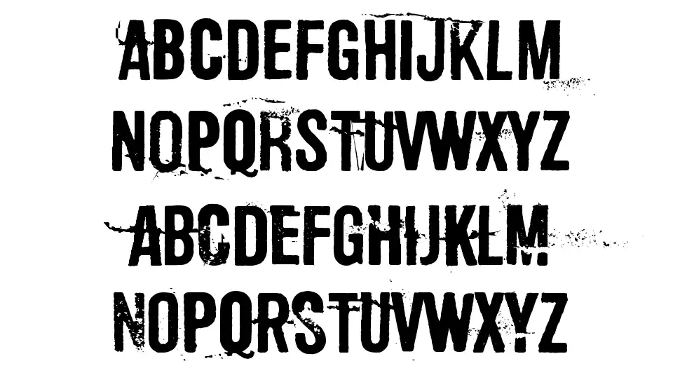 Sonic Barrierfont specimens