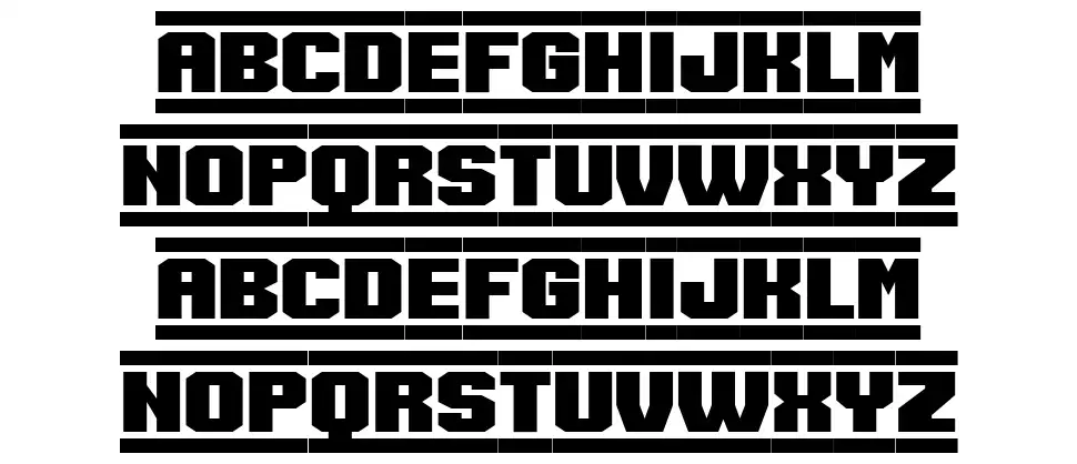 Speed Racingfont specimens