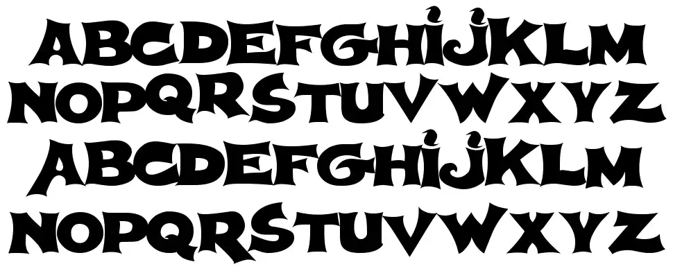 Spherismfont specimens