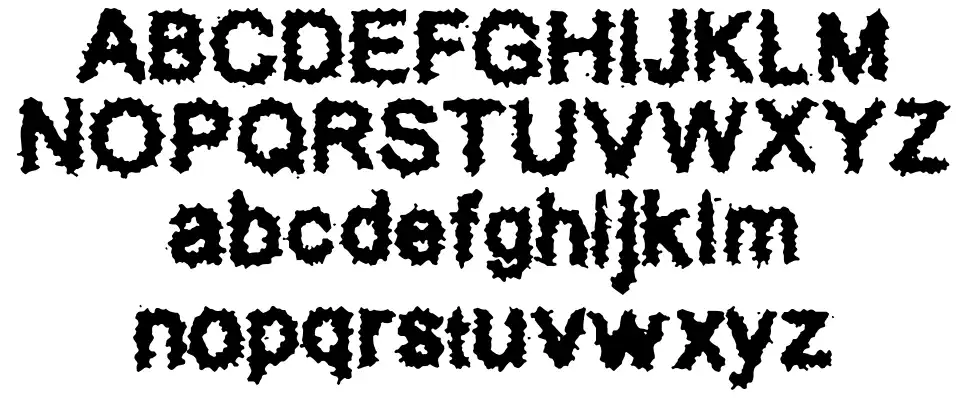 Splatz BRKfont specimens