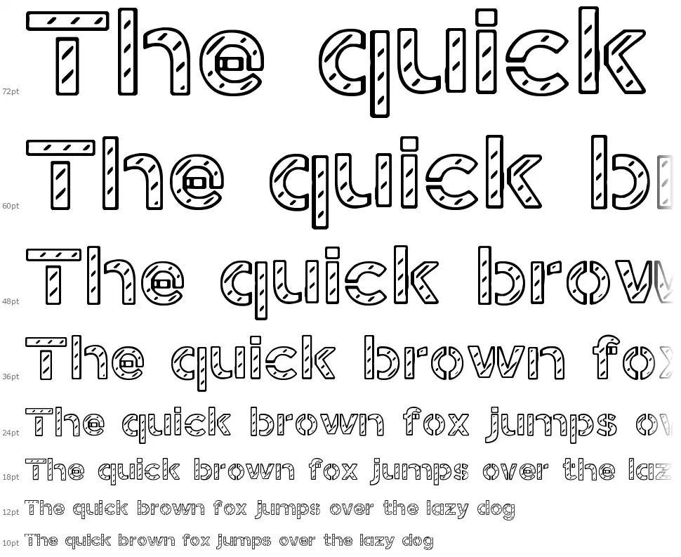 Stamped Navyfont waterfall