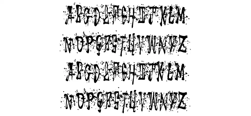 Sticky Madfont specimens
