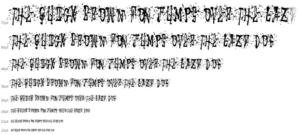 Sticky Madfont waterfall