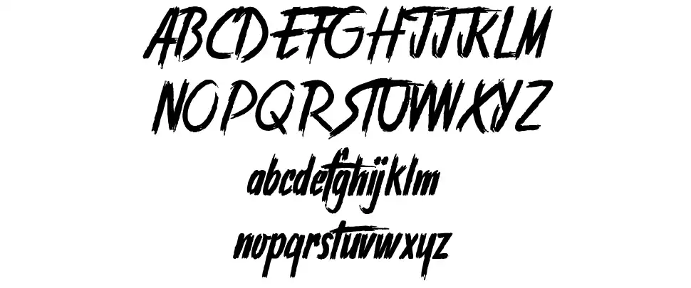 Stranger back in the Nightfont specimens