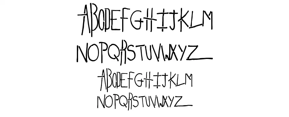 Strike Kingfont specimens