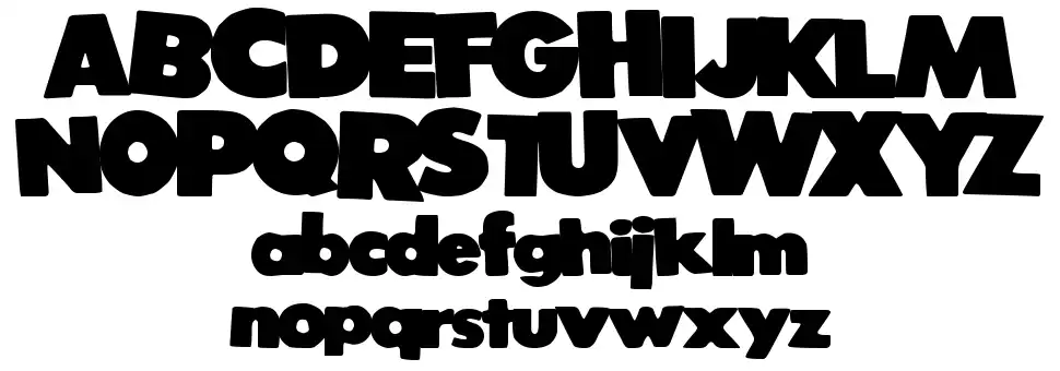 Strong Void font specimens