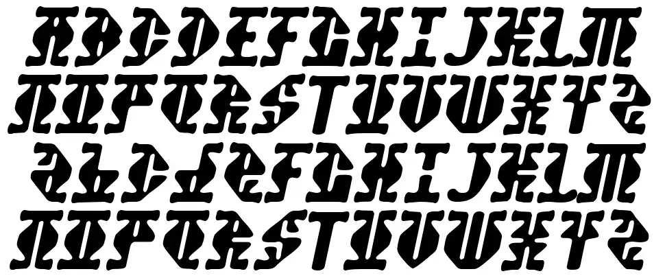 Stupefaction-Regularfont specimens