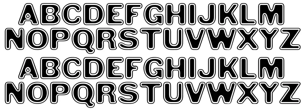 Style 889font specimens