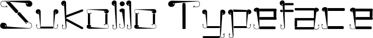 Sukolilo Typeface